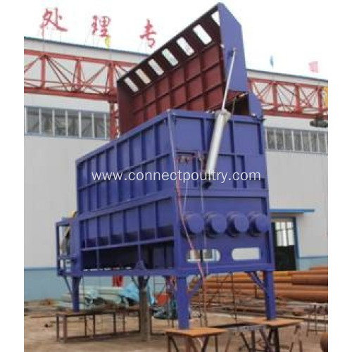 Raw Material bin in rendering plant